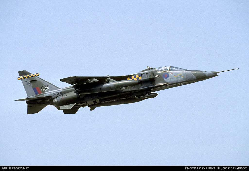 Aircraft Photo of XZ391 | Sepecat Jaguar GR1B | UK - Air Force | AirHistory.net #56020