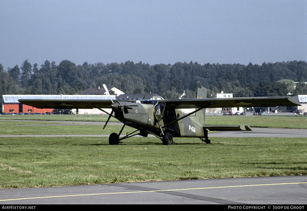 Aircraft Photo of V-634 | Pilatus PC-6/B2-H2M Turbo Porter | Switzerland - Air Force | AirHistory.net #56028