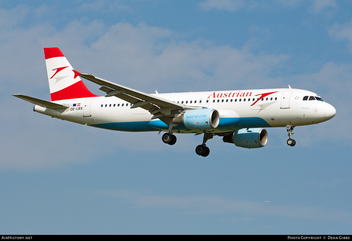 Aircraft Photo of OE-LBS | Airbus A320-214 | Austrian Airlines | AirHistory.net #56040