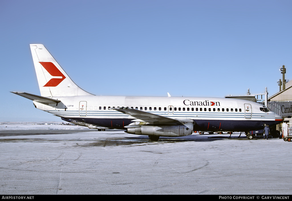 Aircraft Photo of C-GBPW | Boeing 737-275/Adv | Canadian Airlines | AirHistory.net #56087