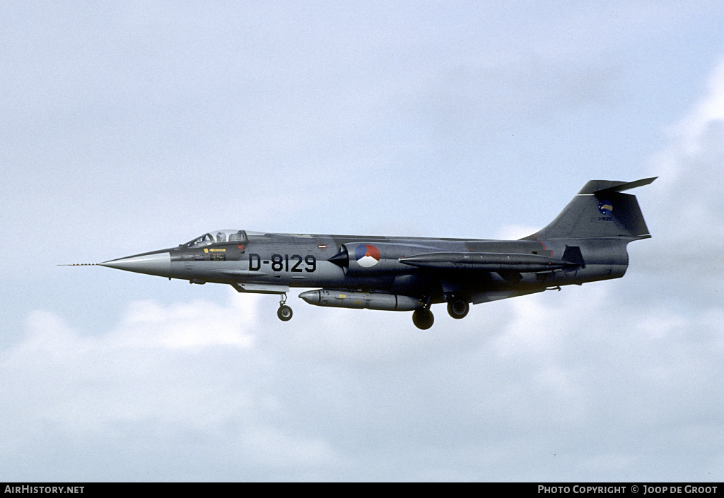 Aircraft Photo of D-8129 | Lockheed RF-104G Starfighter | Netherlands - Air Force | AirHistory.net #56114