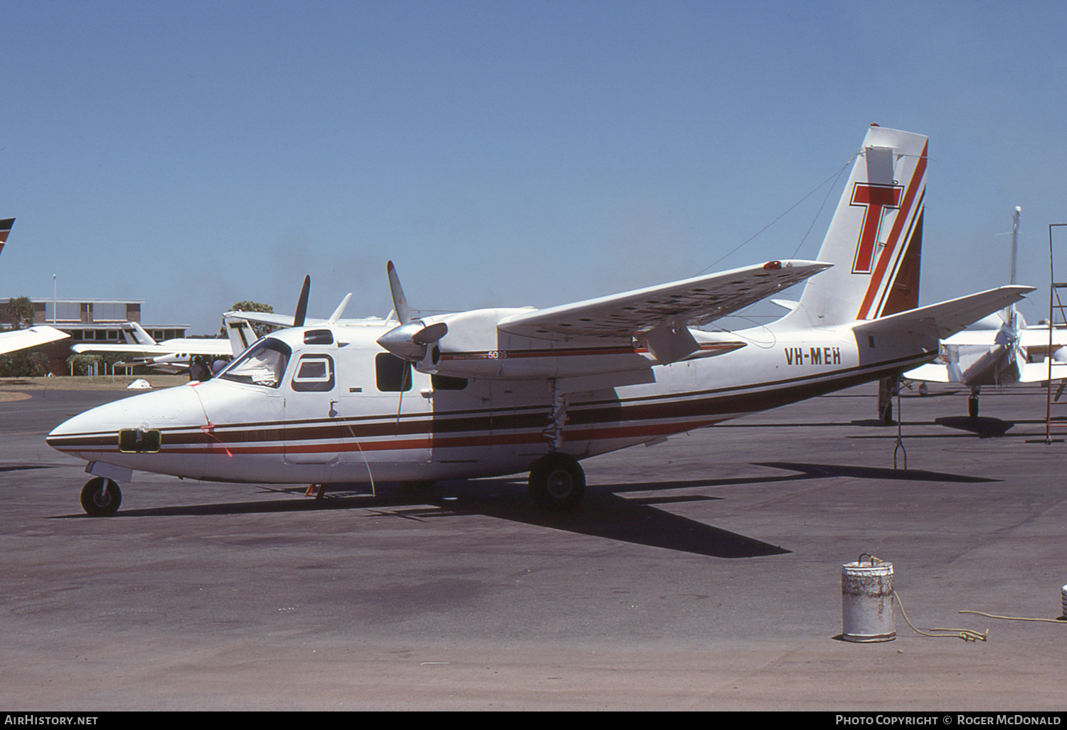 Aircraft Photo of VH-MEH | Rockwell 500S Shrike Commander | Trans West Airlines | AirHistory.net #56123
