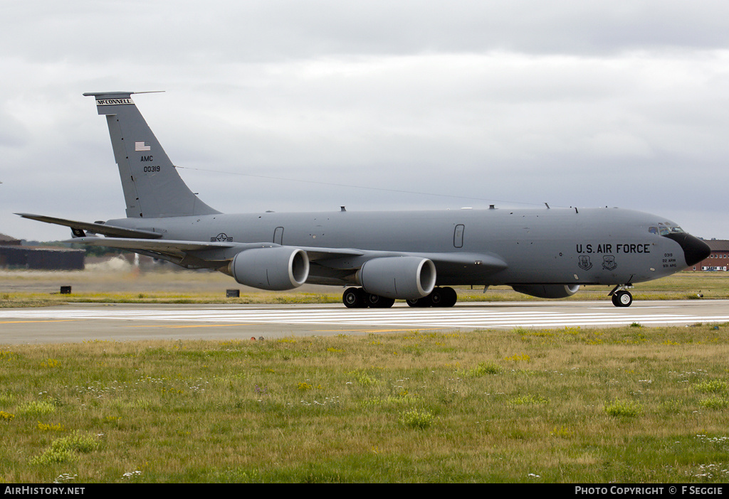 Aircraft Photo of 60-0319 / 00319 | Boeing KC-135R Stratotanker | USA - Air Force | AirHistory.net #56160