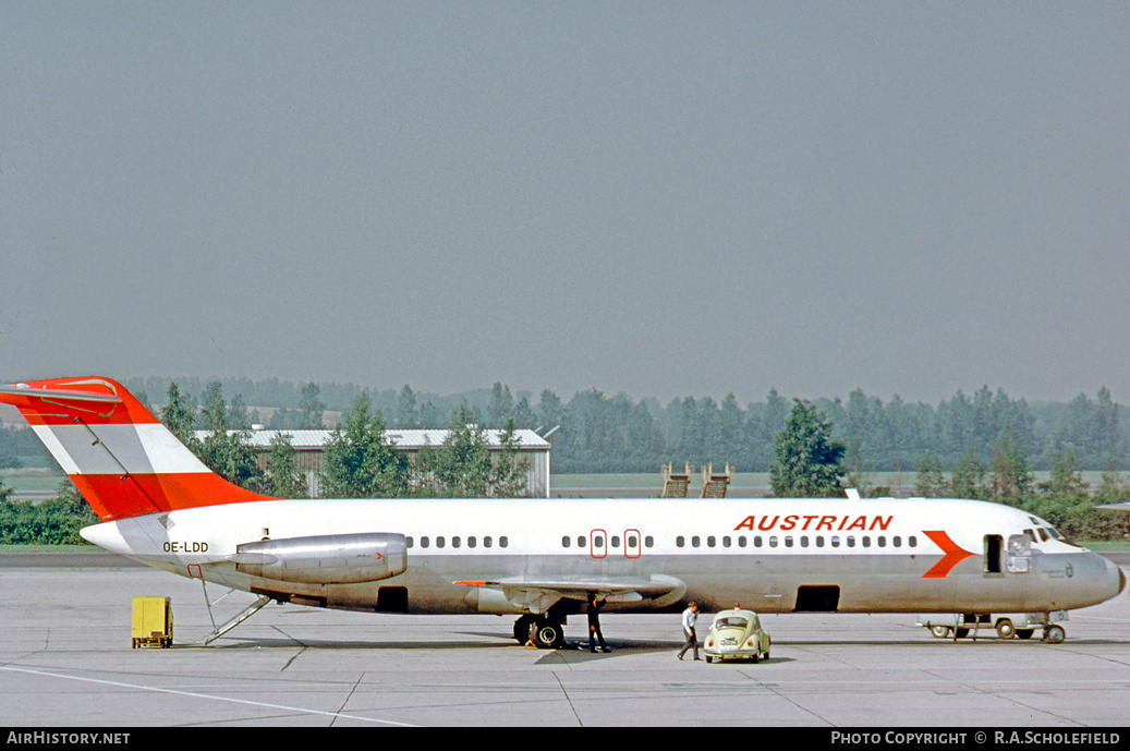 Aircraft Photo of OE-LDD | McDonnell Douglas DC-9-32 | Austrian Airlines | AirHistory.net #56177