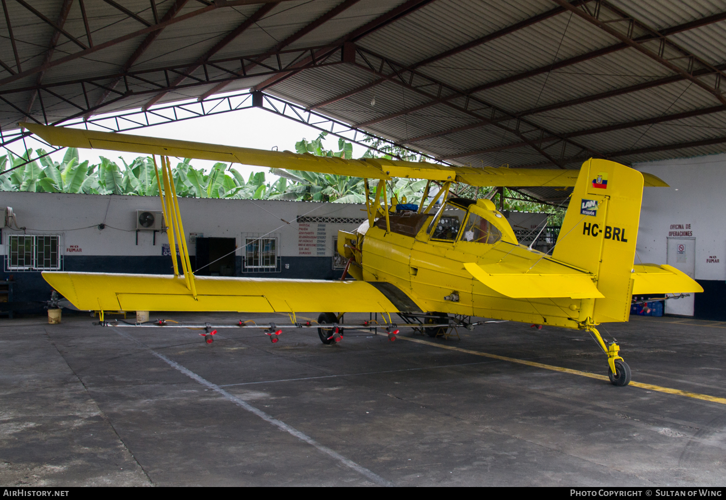 Aircraft Photo of HC-BRL | Grumman G-164 Ag-Cat | LAN Aerofumigación - Líneas Aéreas Nacionales | AirHistory.net #56188