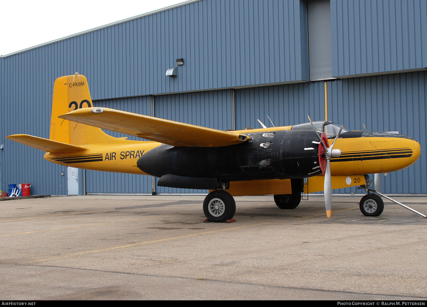 Aircraft Photo of C-FKBM | Douglas B-26/AT Invader | Air Spray | AirHistory.net #56203