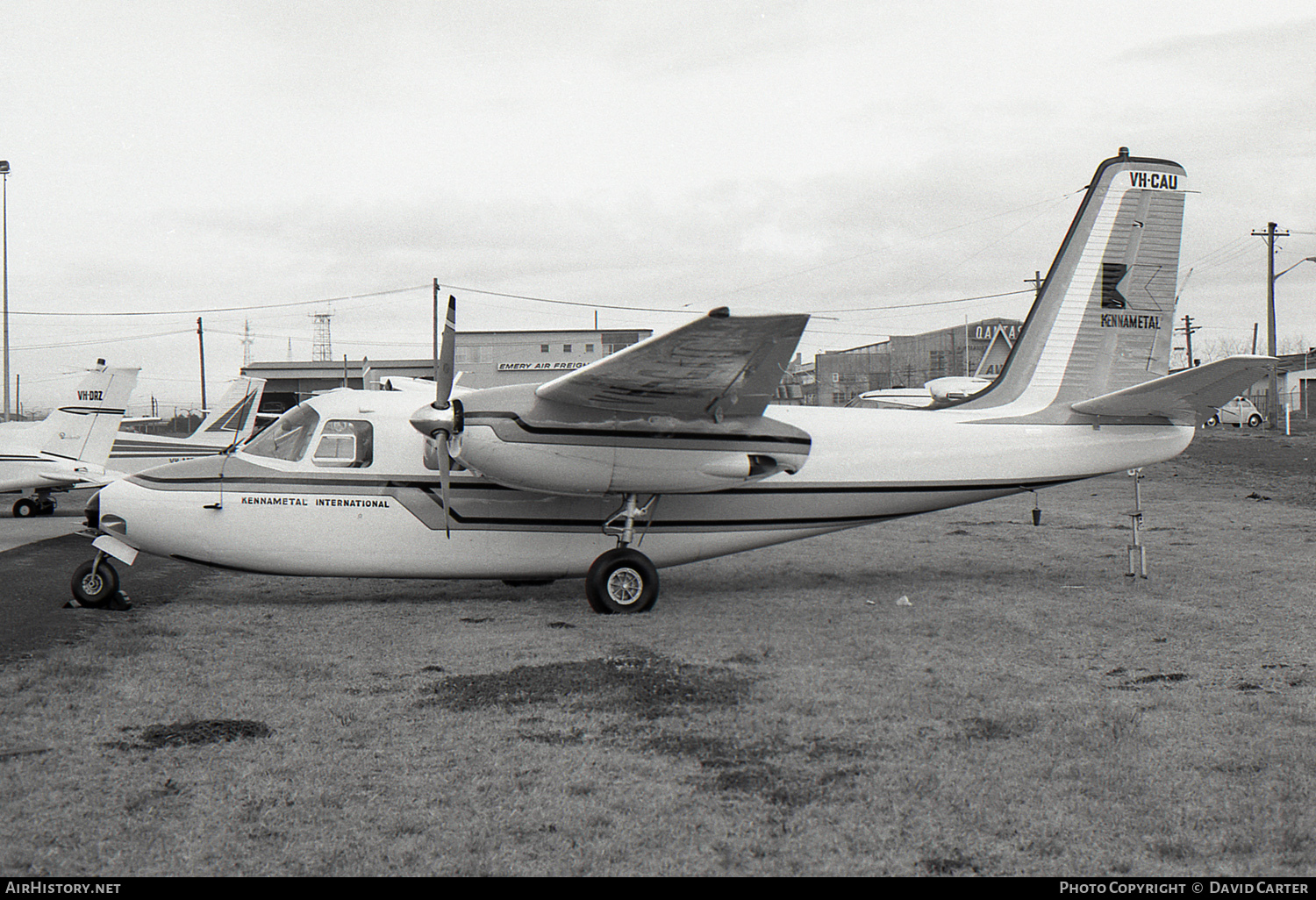 Aircraft Photo of VH-CAU | Aero Commander 560E Commander | Kennametal | AirHistory.net #56221
