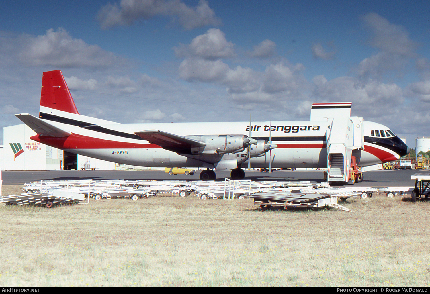 Aircraft Photo of G-APEG | Vickers 953C Merchantman | Air Tenggara | AirHistory.net #56222