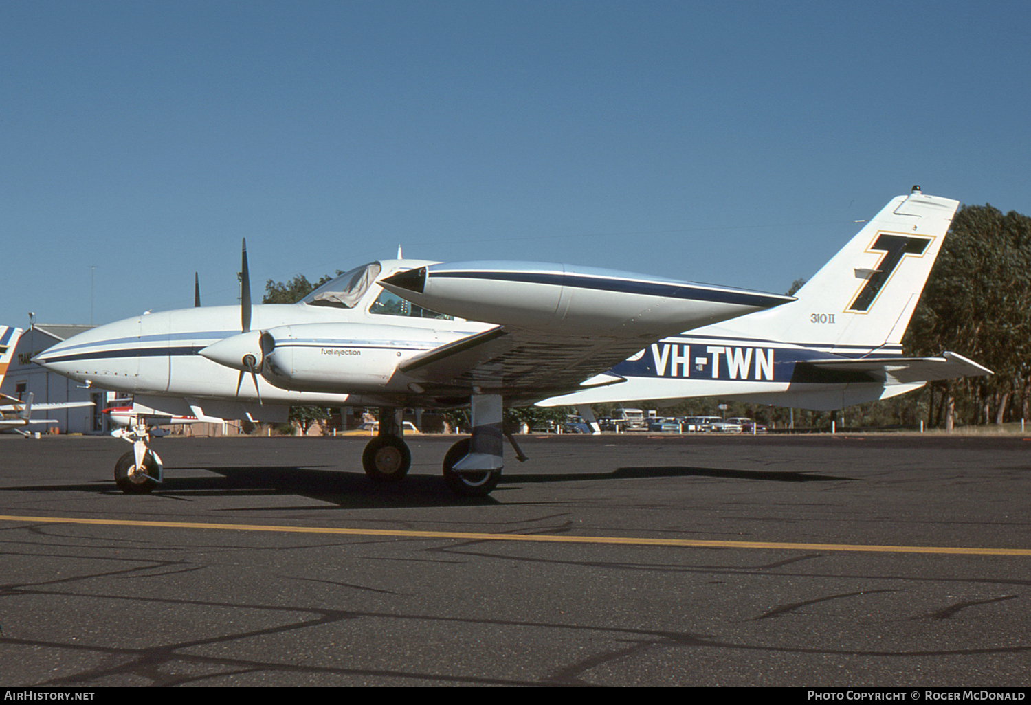 Aircraft Photo of VH-TWN | Cessna 310R | Trans West Airlines | AirHistory.net #56235