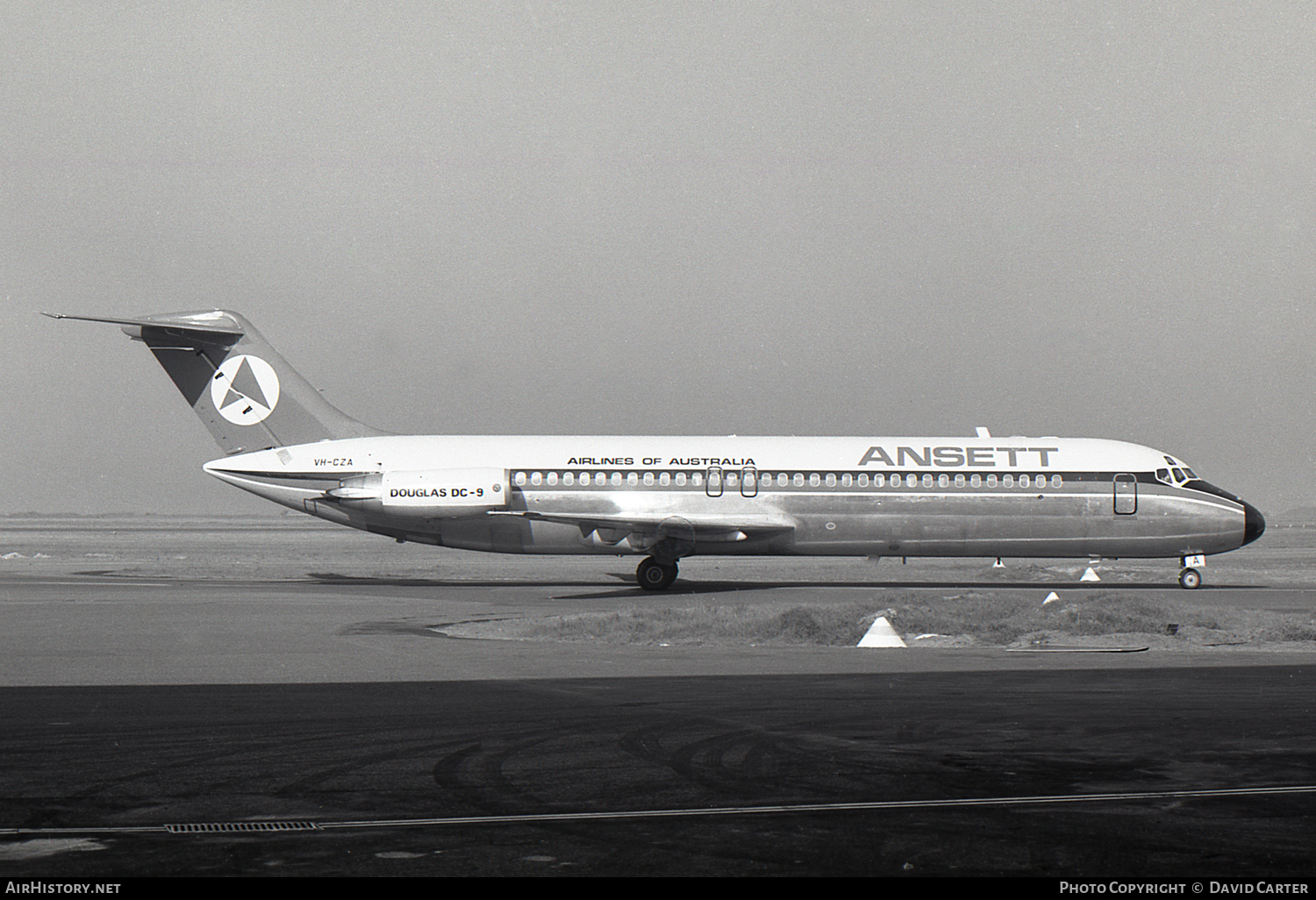 Aircraft Photo of VH-CZA | Douglas DC-9-31 | Ansett Airlines of Australia | AirHistory.net #56241