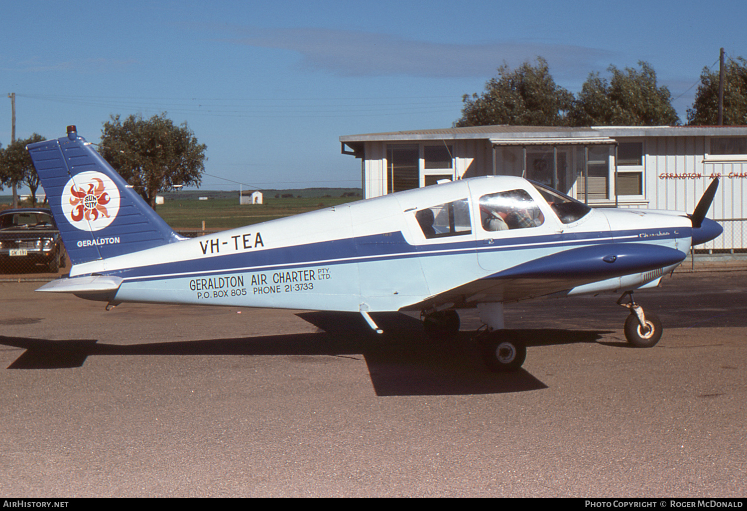 Aircraft Photo of VH-TEA | Piper PA-28-180 Cherokee C | Geraldton Air Charter | AirHistory.net #56246