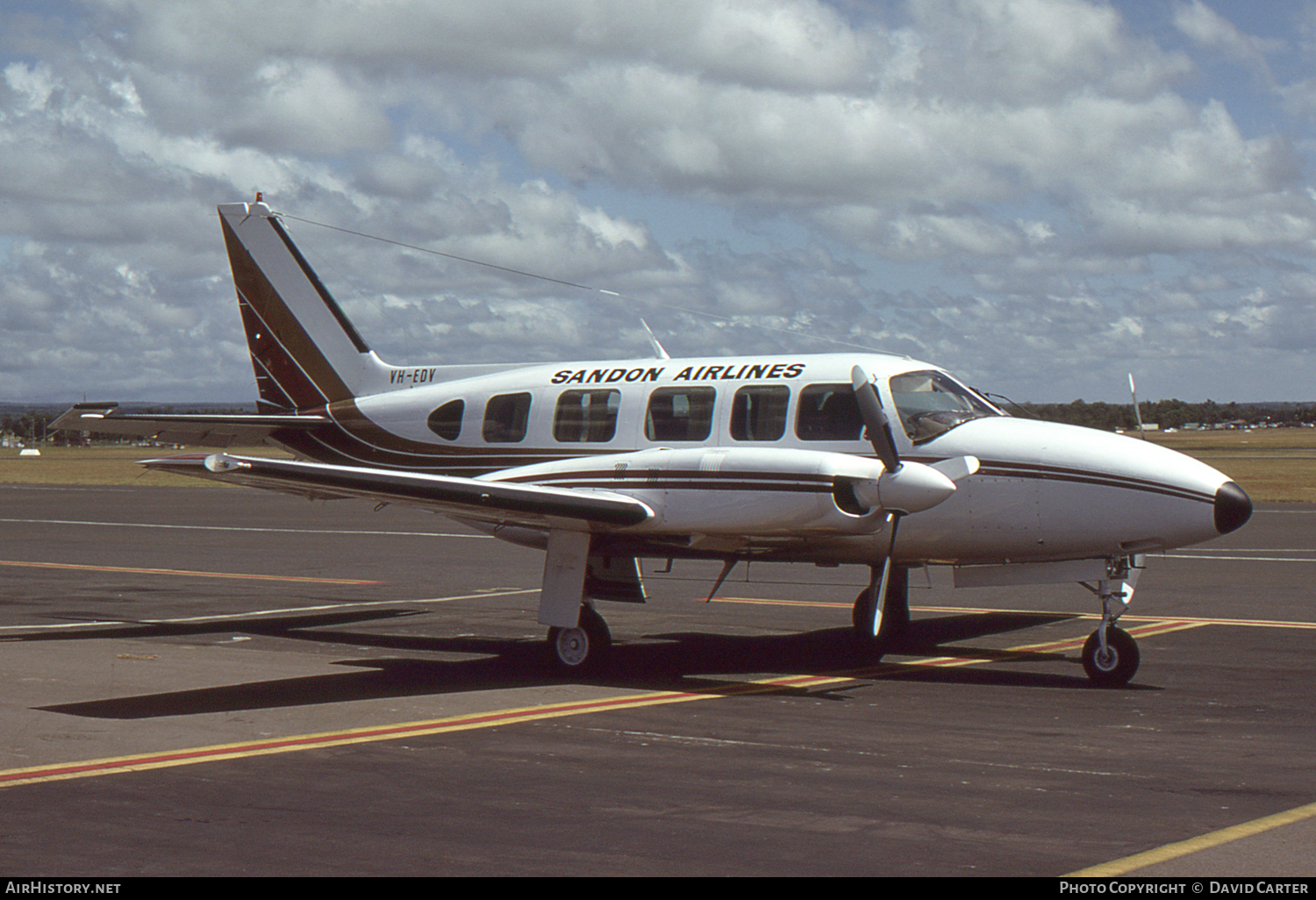 Aircraft Photo of VH-EDV | Piper PA-31-350 Navajo Chieftain | Sandon Airlines | AirHistory.net #56251