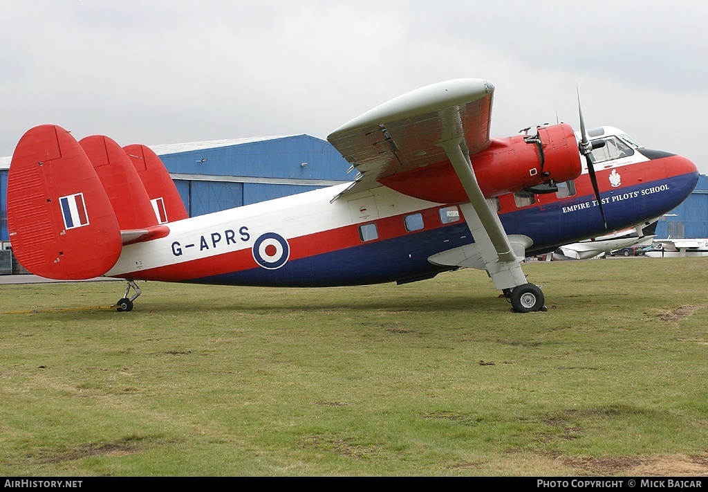Aircraft Photo of G-APRS | Scottish Aviation Twin Pioneer Series 3 | UK - Air Force | AirHistory.net #56272