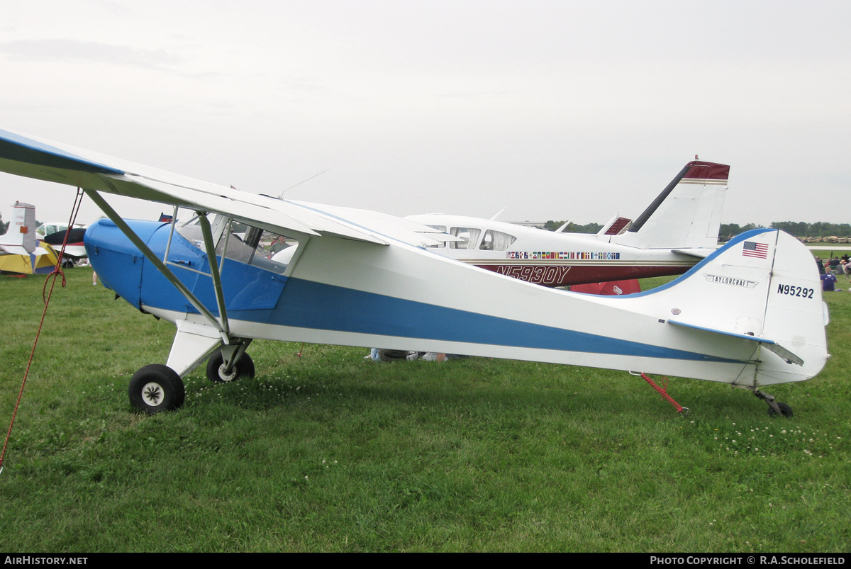 Aircraft Photo of N95292 | Taylorcraft BC-12D | AirHistory.net #56288