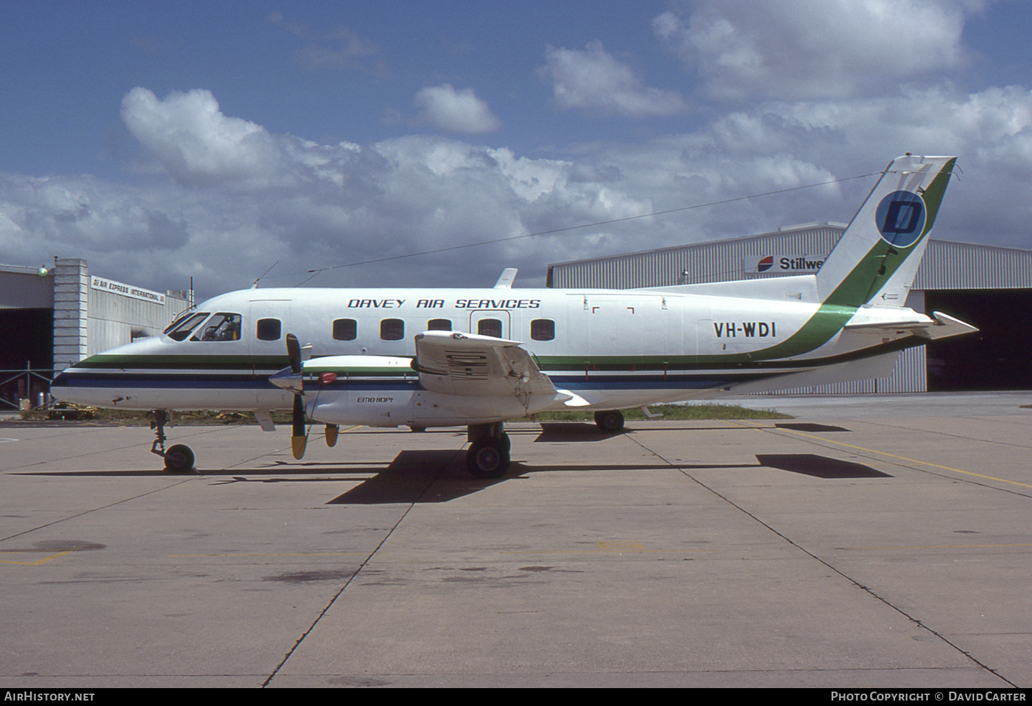 Aircraft Photo of VH-WDI | Embraer EMB-110 Bandeirante | Davey Air Services | AirHistory.net #56289