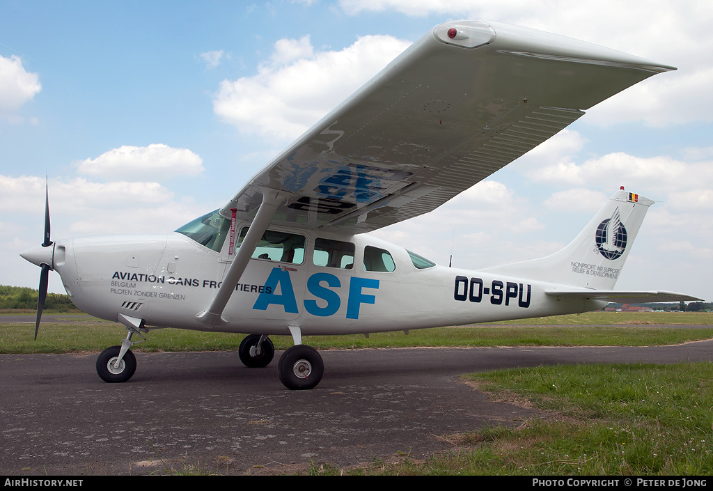 Aircraft Photo of OO-SPU | Cessna U206G Stationair 6 | ASF - Aviation Sans Frontières | AirHistory.net #56306