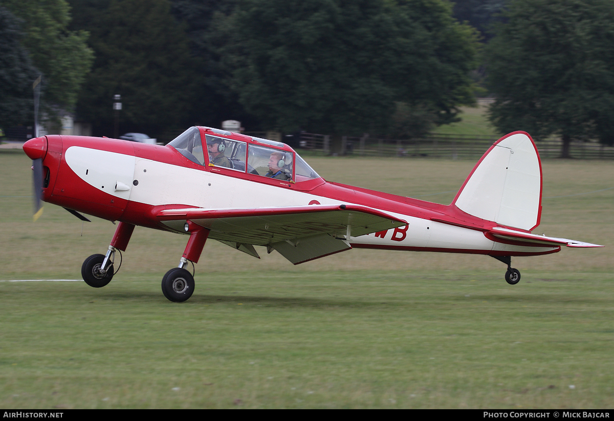 Aircraft Photo of G-ALWB | De Havilland DHC-1 Chipmunk Mk22A | AirHistory.net #56307