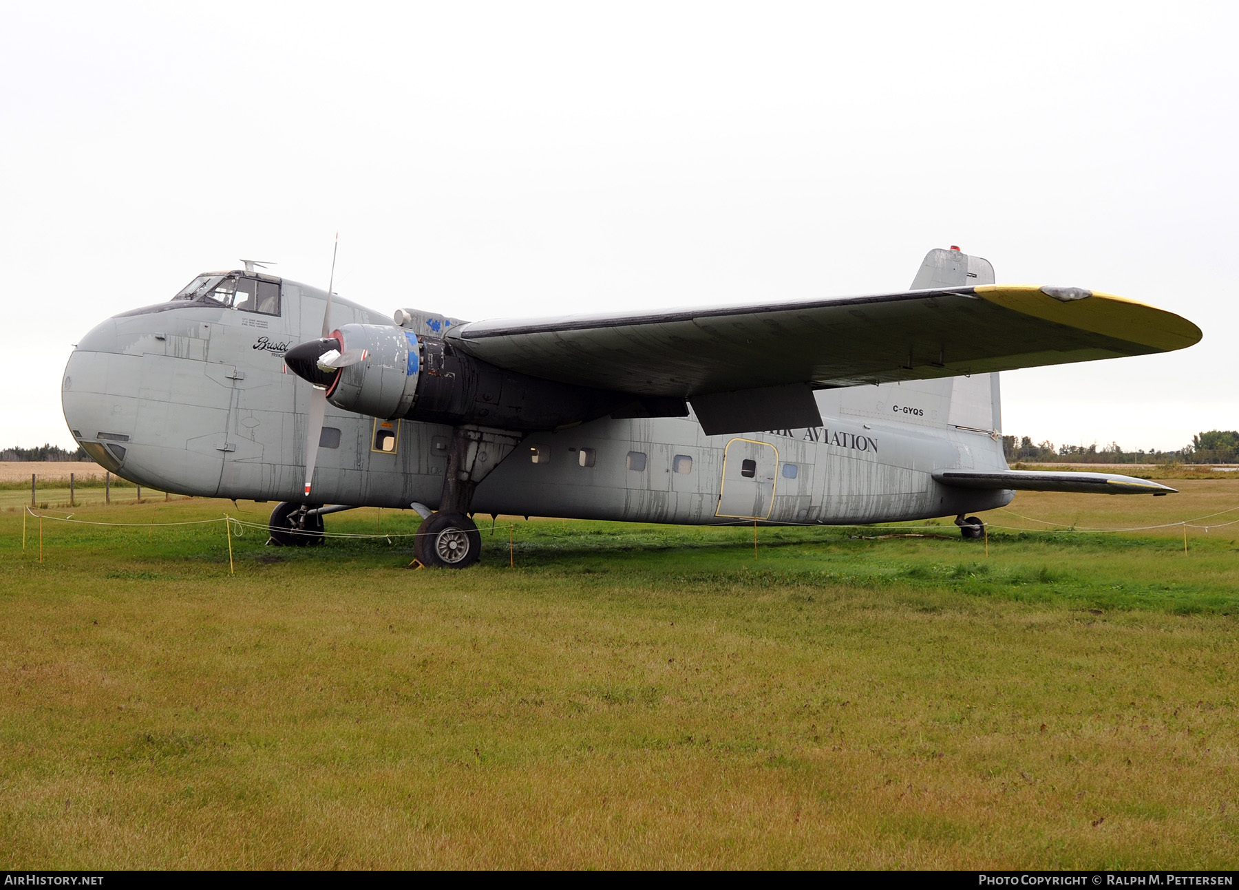 Aircraft Photo of C-GYQS | Bristol 170 Freighter Mk31M | Hawkair Aviation Services | AirHistory.net #56310