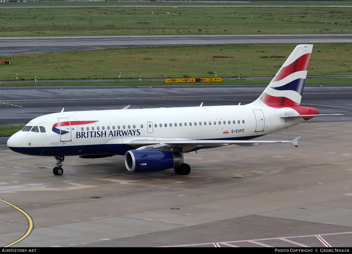 Aircraft Photo of G-EUPZ | Airbus A319-131 | British Airways | AirHistory.net #56330