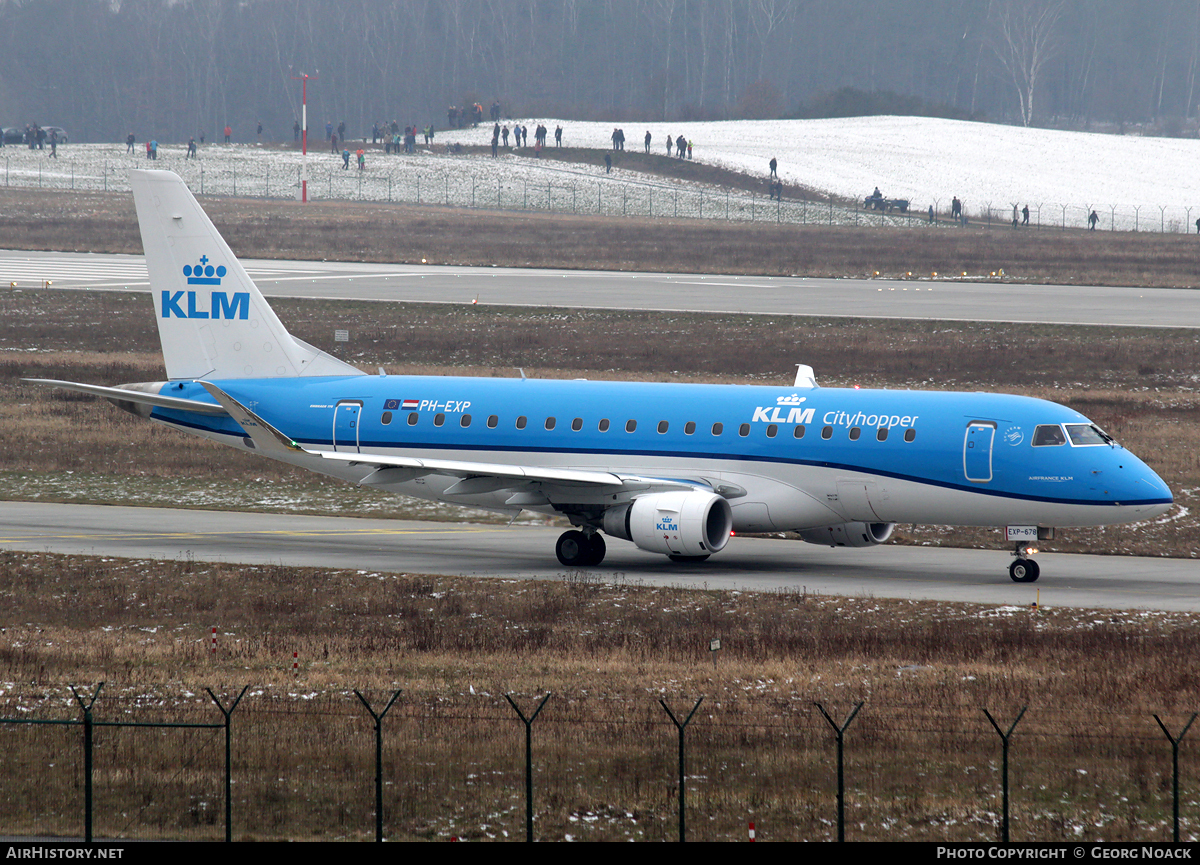 Aircraft Photo of PH-EXP | Embraer 175STD (ERJ-170-200STD) | KLM Cityhopper | AirHistory.net #56342