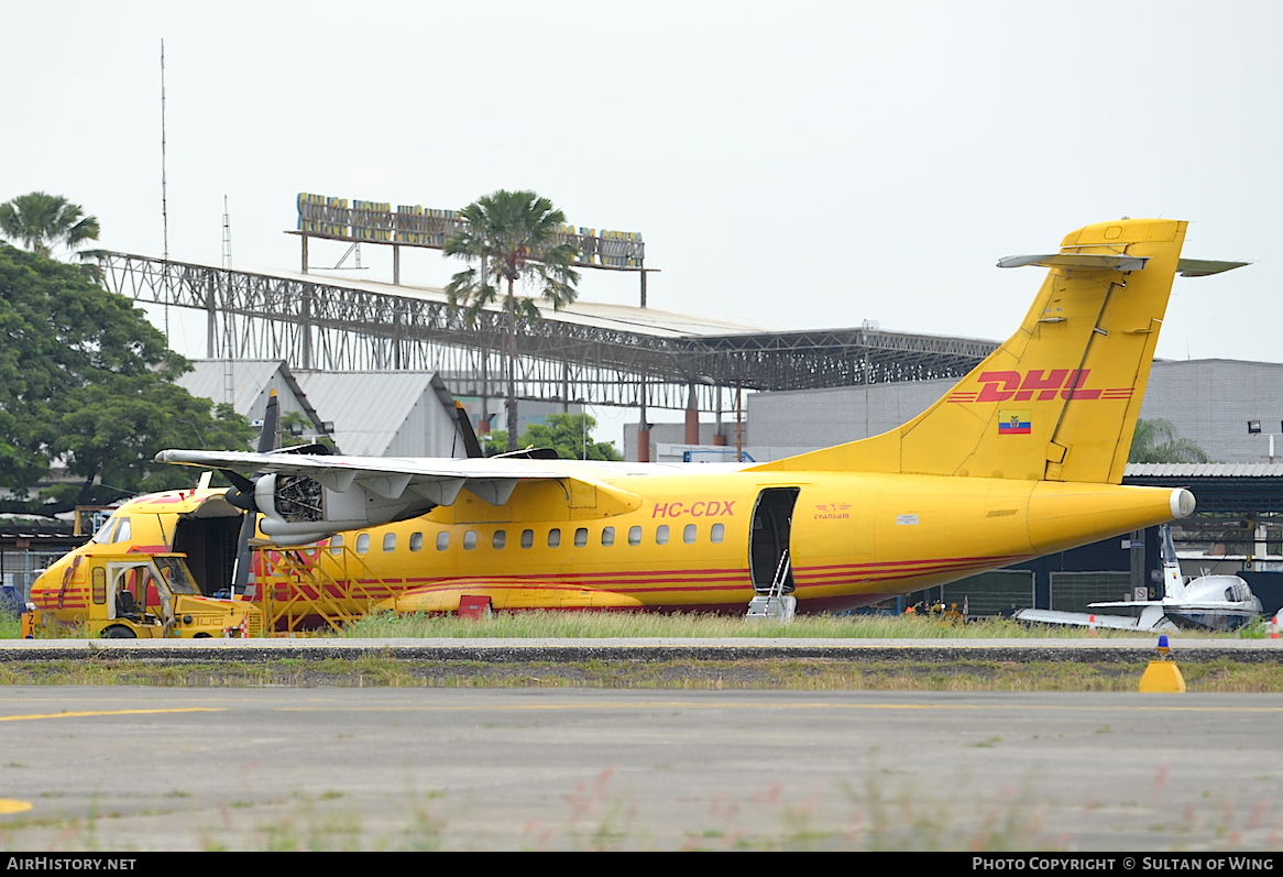Aircraft Photo of HC-CDX | ATR ATR-42-300 | DHL International | AirHistory.net #56345