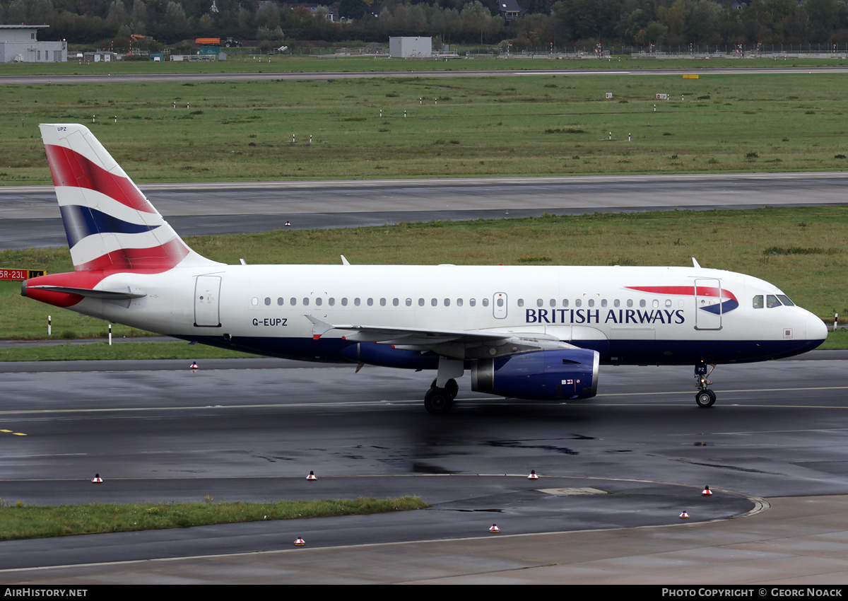 Aircraft Photo of G-EUPZ | Airbus A319-131 | British Airways | AirHistory.net #56382