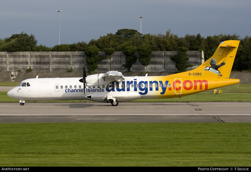 Aircraft Photo of G-COBO | ATR ATR-72-500 (ATR-72-212A) | Aurigny Air Services | AirHistory.net #56397