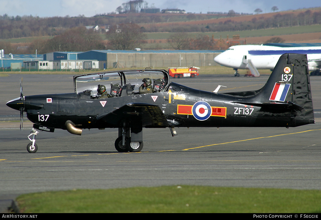 Aircraft Photo of ZF137 | Short S-312 Tucano T1 | UK - Air Force | AirHistory.net #56409