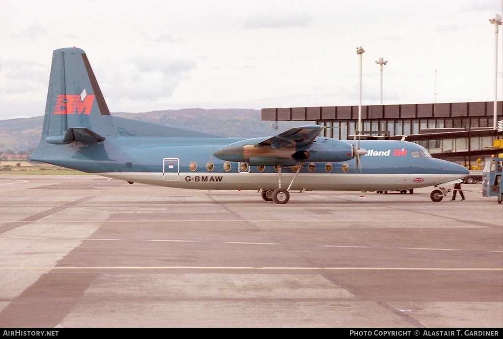 Aircraft Photo of G-BMAW | Fokker F27-200 Friendship | British Midland Airways - BMA | AirHistory.net #56413