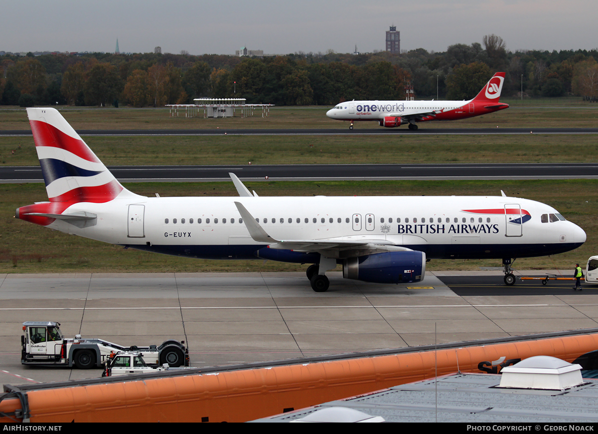 Aircraft Photo of G-EUYX | Airbus A320-232 | British Airways | AirHistory.net #56423