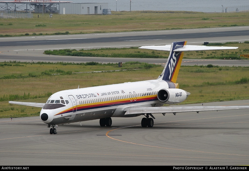 Aircraft Photo of JA8280 | McDonnell Douglas MD-87 (DC-9-87) | Japan Air System - JAS | AirHistory.net #56425