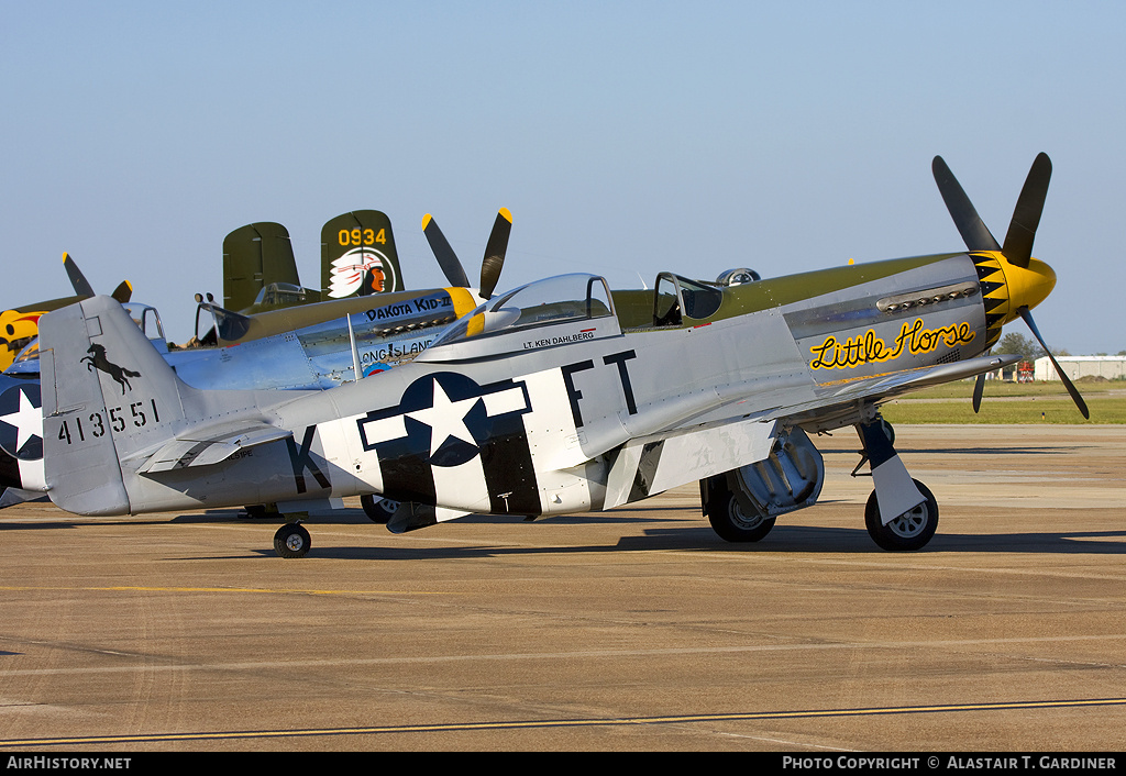 Aircraft Photo of N51PE / NL51PE / 413551 | North American P-51D Mustang | USA - Air Force | AirHistory.net #56451