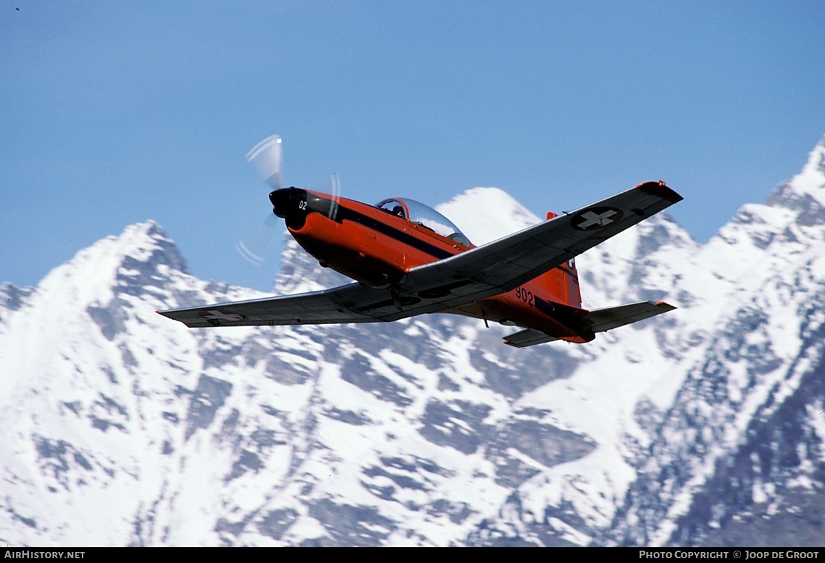 Aircraft Photo of A-902 | Pilatus PC-7 | Switzerland - Air Force | AirHistory.net #56460