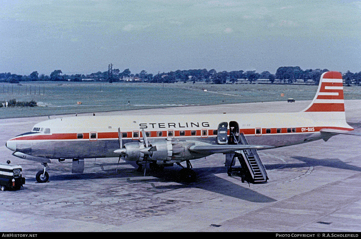 Aircraft Photo of OY-BAS | Douglas DC-6B | Sterling Airways | AirHistory.net #56461