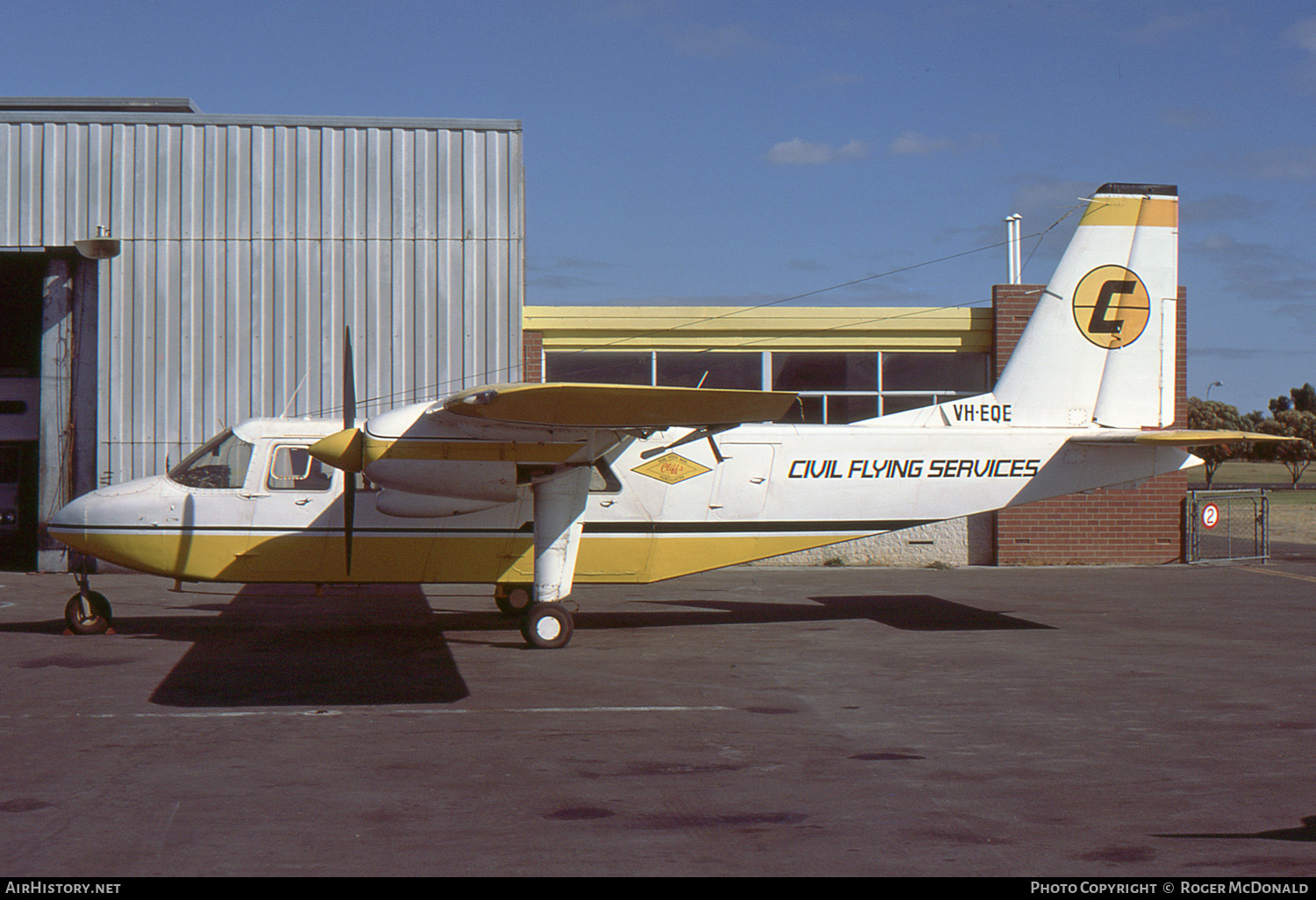 Aircraft Photo of VH-EQE | Britten-Norman BN-2A-26 Islander | Civil Flying Services | AirHistory.net #56465