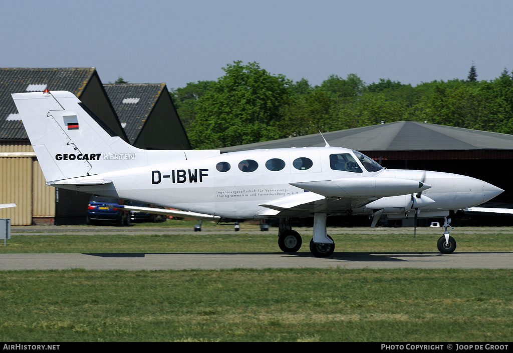 Aircraft Photo of D-IBWF | Cessna 402B | Geocart Herten | AirHistory.net #56486