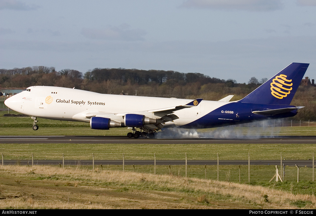 Aircraft Photo of G-GSSB | Boeing 747-47UF/SCD | Global Supply Systems | AirHistory.net #56520