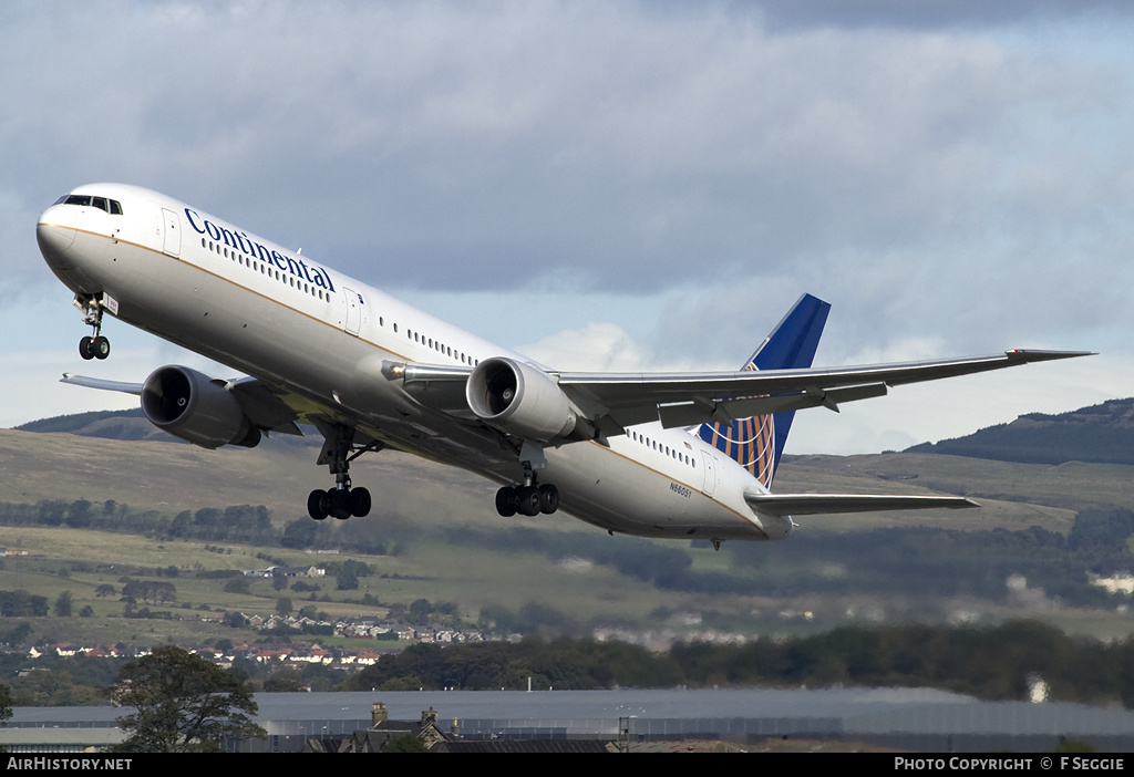 Aircraft Photo of N66051 | Boeing 767-424/ER | Continental Airlines | AirHistory.net #56560