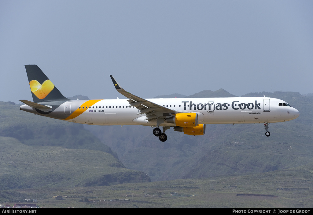 Aircraft Photo of G-TCDM | Airbus A321-211 | Thomas Cook Airlines | AirHistory.net #56563