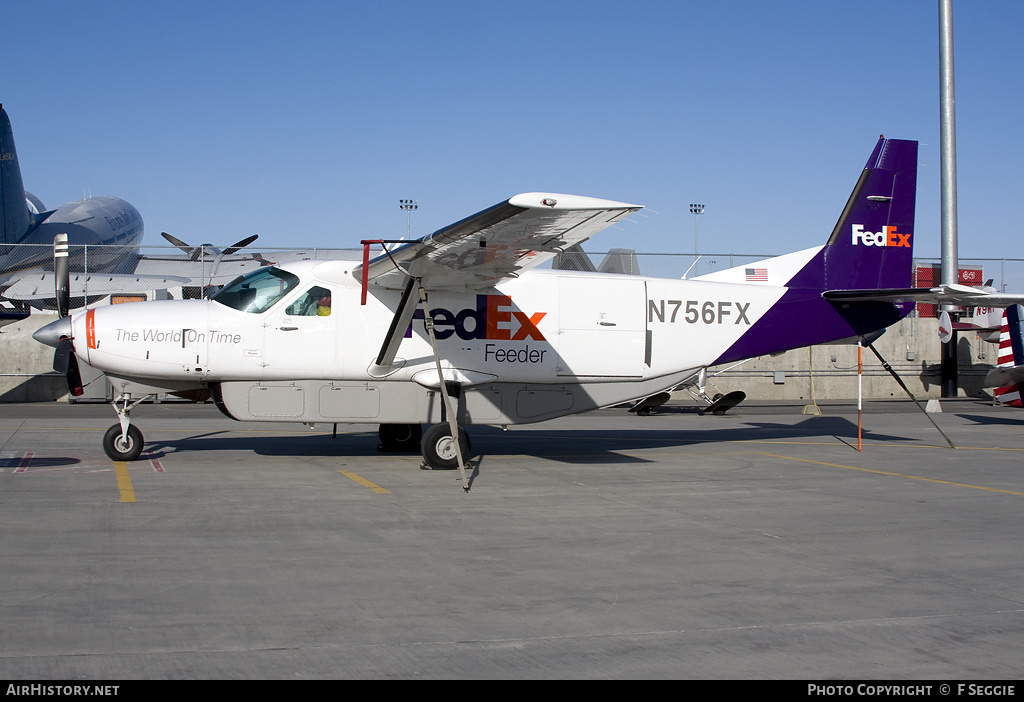 Aircraft Photo of N756FX | Cessna 208B Super Cargomaster | FedEx Feeder | AirHistory.net #56571