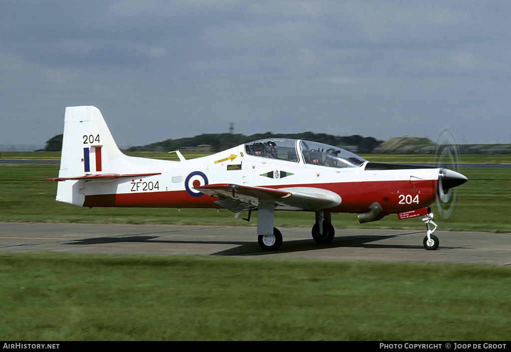 Aircraft Photo of ZF204 | Short S-312 Tucano T1 | UK - Air Force | AirHistory.net #56574