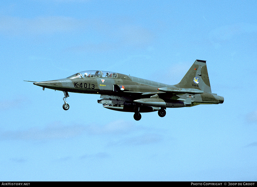 Aircraft Photo of K-4013 | Canadair NF-5B | Netherlands - Air Force | AirHistory.net #56575