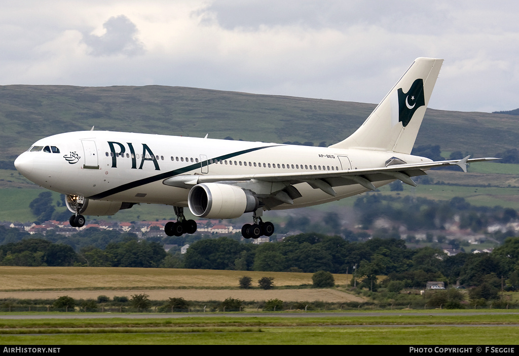 Aircraft Photo of AP-BEQ | Airbus A310-308 | Pakistan International Airlines - PIA | AirHistory.net #56587