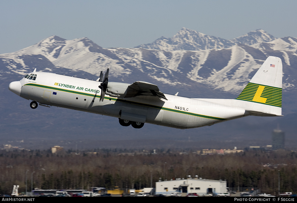 Aircraft Photo of N401LC | Lockheed L-100-30 Hercules (382G) | Lynden Air Cargo | AirHistory.net #56590