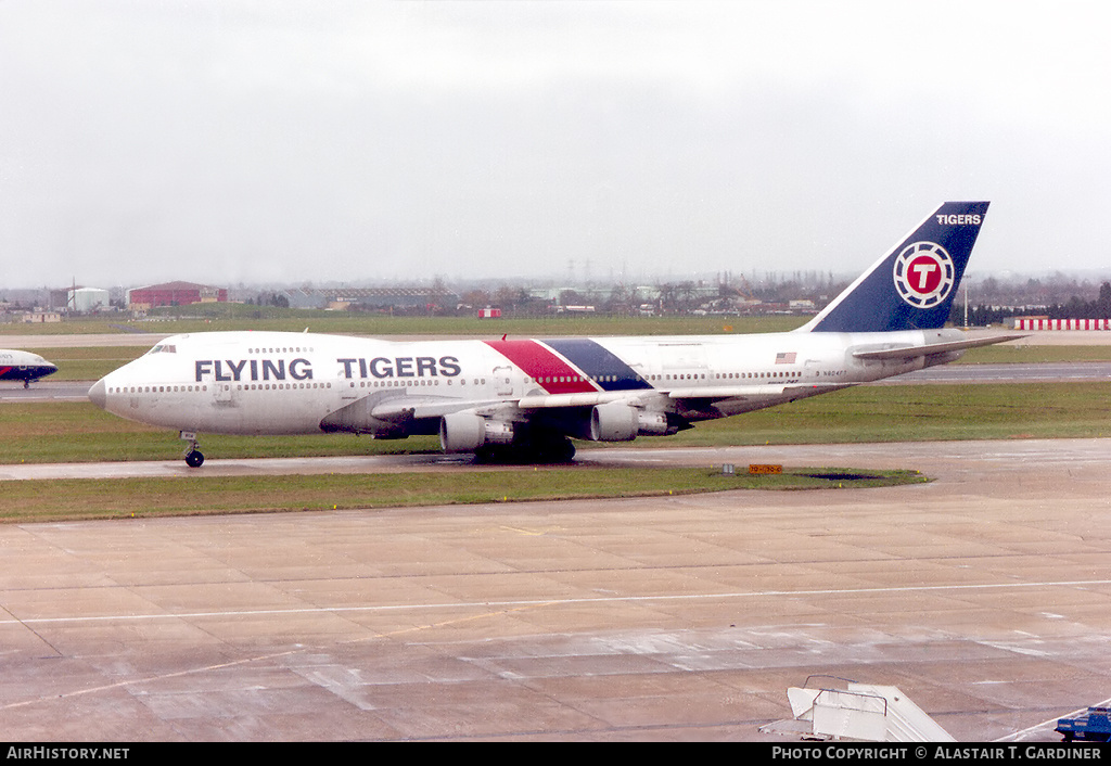 Aircraft Photo of N804FT | Boeing 747-132(SF) | Flying Tigers | AirHistory.net #56610