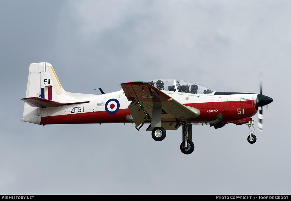Aircraft Photo of ZF511 | Short S-312 Tucano T1 | UK - Air Force | AirHistory.net #56617