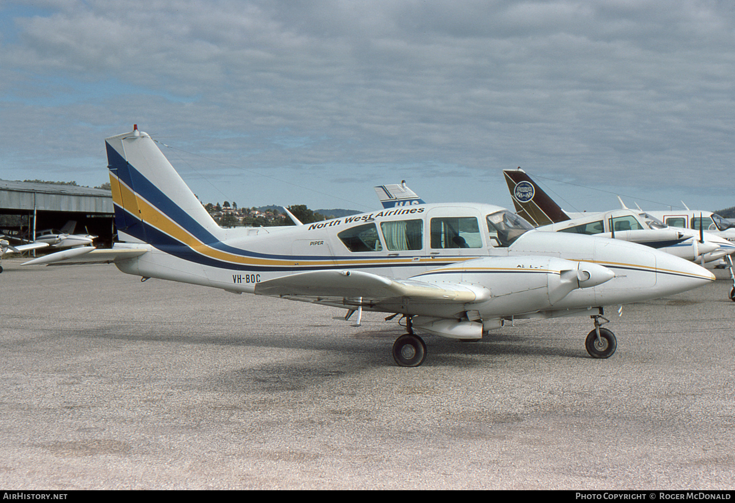 Aircraft Photo of VH-BOC | Piper PA-23-250 Aztec F | North West Airlines | AirHistory.net #56625