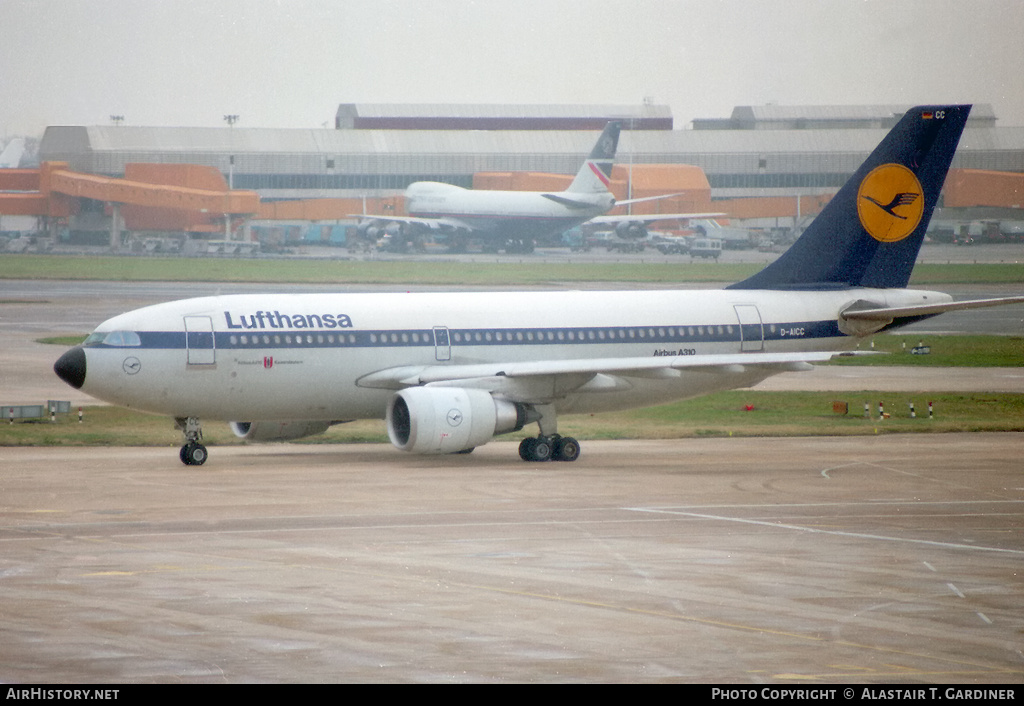 Aircraft Photo of D-AICC | Airbus A310-203 | Lufthansa | AirHistory.net #56627
