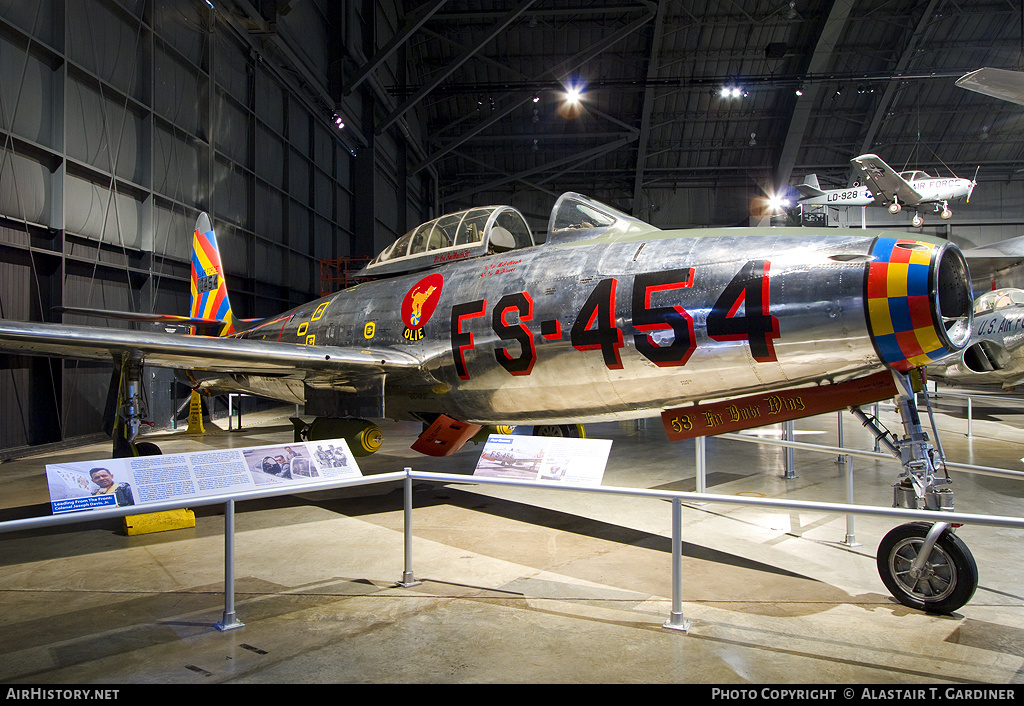 Aircraft Photo of 51-10454 / 10454 | Republic F-84E Thunderjet | USA - Air Force | AirHistory.net #56653
