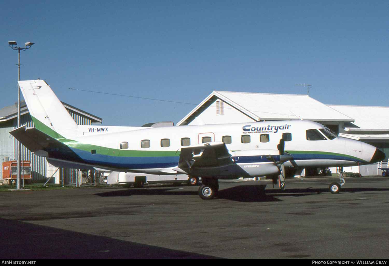 Aircraft Photo of VH-MWX | Embraer EMB-110P2 Bandeirante | Countryair | AirHistory.net #56675
